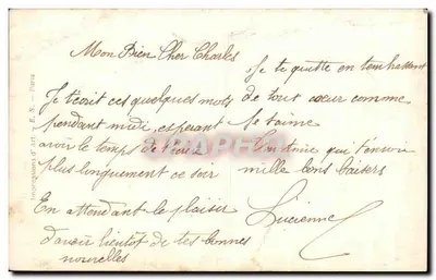 L'Amore — E. Meier — Paris — Verso