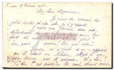 Retorno das moulières — G. Maroniez, n°121 — Verso