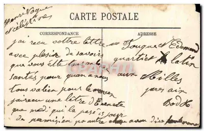 W Prowansji — La Farandole (przez Valère Bernard) — LL. — Rewers