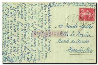 Val d'Ajol — Ogólny widok z Feuillée — Agencja wynajmu P. Barroch — Rewers