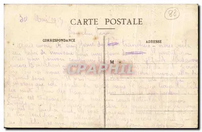 Aproximadamente de St-Dié - Le Sapin Sec — Edição dos Ateliers Bouteiller, St-Dié — Verso