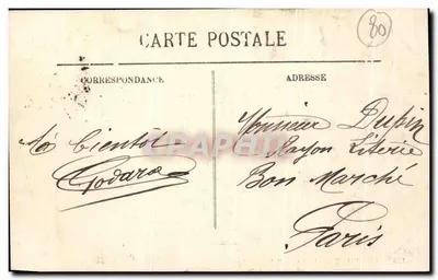 Abbeville — O Jardim Público — LL. n° 476 — Verso
