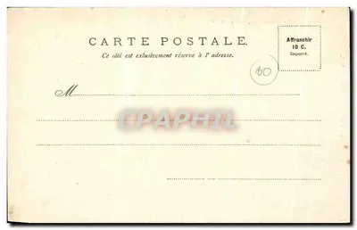 Amiens — Katedra, widok z boku — Cliché Carob, Amiens, n°2 — Rewers