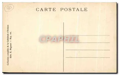 Katedra w Amiens — Kaplica Świętego Zbawiciela — Wydawca Régnumt — Rewers