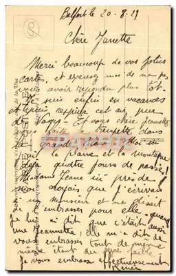 Belfort (Território) — Porta do Vallon — editor desconhecido, n° 5 — Verso