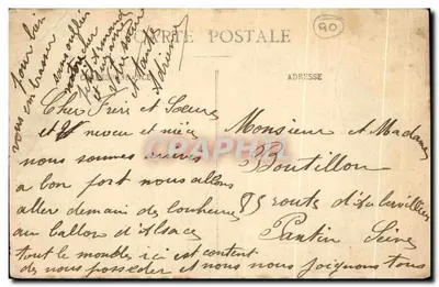 Belfort — Wieża Miotte 1870-71 — Wydanie specjalne Galerii Modernes — Rewers