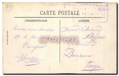 Belfort — La Piazza della Repubblica e il Castello — LL — Verso