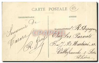Tarare (Rhône) — Zbiornik Turdine — Wydawca: Wyd. Tarare — Rewers