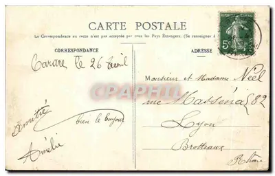 Tarare (Rhône) — Most i Widok ogólny — Wydawca: Béat et Cie, Tarare — Rewers