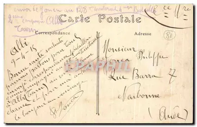 Albi — Statua La Pérouse — ND. Phot. — Rewers