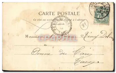 Monestiés - O Cristo no túmulo na igreja, proveniente do castelo de Combeau — editor: Meilleurs Payer, n° 104 — Verso