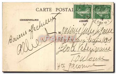 Amiens — Wnętrze katedry — Wydanie C.N. nr 417 — Rewers