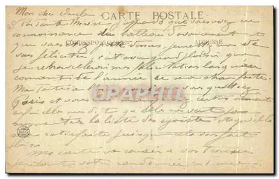 Castelo de Vieillecour — perto de BUSSIÈRE-GALANT (Hte-Vienne) — editor desconhecido, n° 141 — Verso
