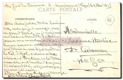 Grand-Hôtel de la Feuillée-Dorothee i jego zależności widziane z drogi do Plombières — Feuillée-Dorothee, Vosges — Rewers