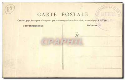 Stara pocztówka Okolice Saint Maurice Most na kamieniach Morteville Szlak Jumenterie do doliny Charbonniers — Rewers
