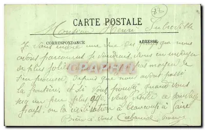 GÉRARDMER — Saut des Cuves — Pont d'Amour — LL. — Verso