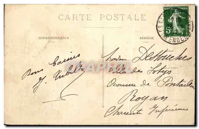 Les Sables-d'Olonne — Portale renesansowe Kościoła Najświętszej Maryi Panny Dobrego Portu — wydanie Nowych Galerii nr 240 — Rewers