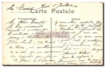 Stare Mans — Hotel de Ville — ND Phot, R Barbier, wyd., Le Mans — Rewers