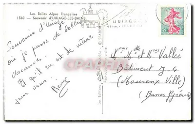 D'URIAGE — Recuerdo de Uriage-les-Bains — Les Éditions Spadilam — Reverso