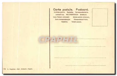 Ergolano - Nuovi Scavi — Editor E. Ragozino, Nápoles — Verso