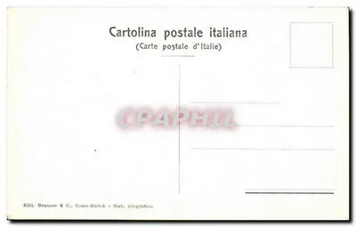Rzym - Via Appia - Grobowiec Cotta — wydawca Brunner & C., n° 6072 — Rewers