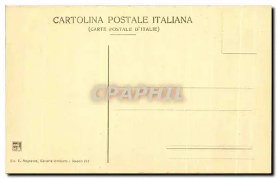 Pompéia - Teatro Trágico — Ed. E. Ragozine, Galleria Umberto - Nápoles 243 — Verso