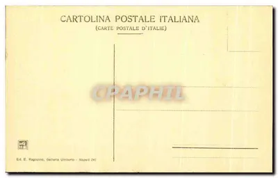 Pompéia — Templo de Apolo e de Vênus — Ed. E. Ragozino, Galleria Umberto - Napoli 241 — Verso