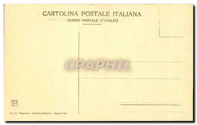 Pompei — Arco di Trionfo e Tempio di Giove — Ed. E. Ragozino, Galleria Umberto - Napoli 244 — Verso