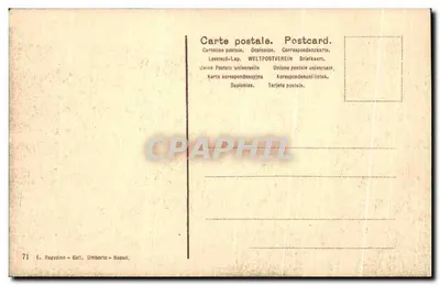 Ercolano - Novos Escavações — Editor E. Ragozino, n°71 — Verso