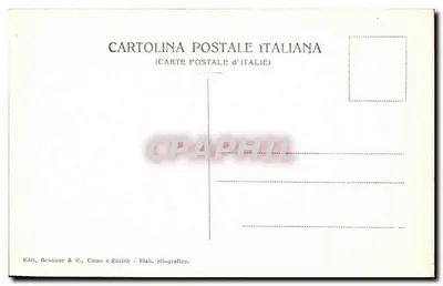 Pompei - Grande Fontana — Editore Brunner & C., Como — Verso