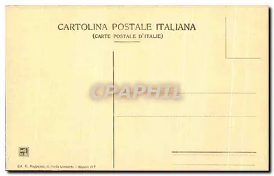 Pompei — Casa dei capitelli figurati — Ed. E. Ragozino, Galleria Umberto - Napoli 219 — Verso