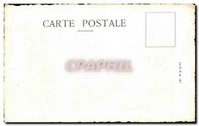 Castelo de Yquem (Sauternes) — Antiga Guienne — editor desconhecido, n° de série LA.C.P.A. 87 — Verso