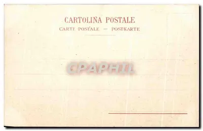 NAPOLI z Wulkanem — widok panoramiczny z aktywnym wulkanem — wydawca 'Cartolina Postale' nr 12 — Rewers