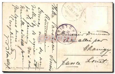 SALZBURG — Festung Hohensalzburg — Putter & Co, München, Photochromkarte Nr. 5922 — Rewers