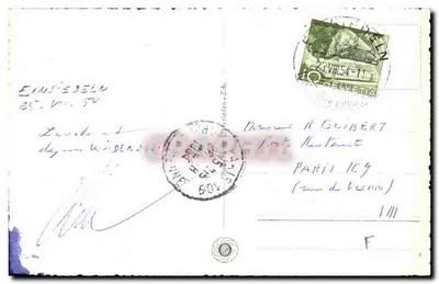Einsiedeln e as Glarneralpen — 484 — Editor não identificado — Verso