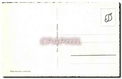 Genebra. Entrada nos Quais, o Salève e o Mont-Blanc — Sartori, n°239 — Verso