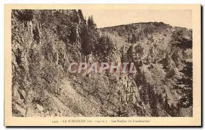Les Roches du Frankenthal — La Schlucht (alt. 1159 m.) — Wydawnictwo Freedenrich, La Schlucht