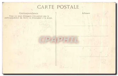 Sypialnia cesarek Marie-Louise i Eugénie — Specjalna kolekcja Pałacu Compiègne — Wydawca F.D. n°28 — Rewers