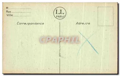 Carcassonne (Cité) — Les Hautes Lices et la Poterne — LL. — Verso