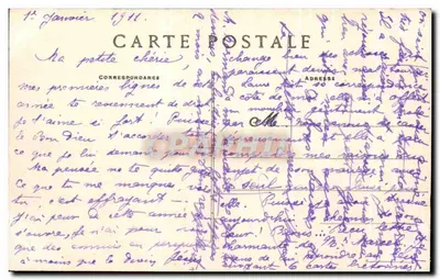 Lorient — La Piazza Bisson e la Rue des Fontaines — Editore Dubonnet, n° 6167 — Verso
