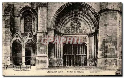 Clermont (Oise) — Portal da Igreja — Vandenhove, Liancourt