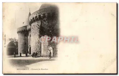 Hennebont - Castelo de Montfort — editor Ch. Normand