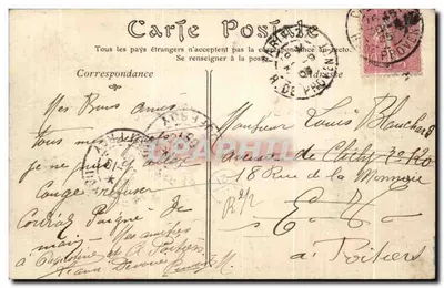 Brzegi rzeki Marne — Quai de la Marne w Cité de l'Île — N.D. Fot. — Rewers