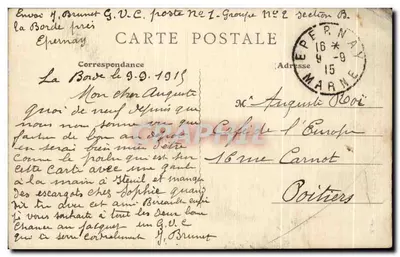 Épernay - La Marne i Wieża Unii Champenoise — Wydawnictwo Rabat-Prevot, nr 93 — Rewers