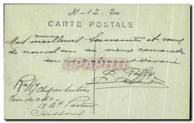 Soissons — Intorno alla Cattedrale (Lato Nord) — Ed. G. Neugourde — Verso