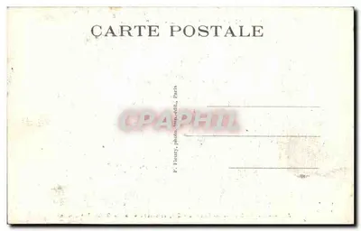 Place de la République — Panorama kaserny Château d'Eau, obecnie Garde Républicaine — E. Fleur, Paryż — Rewers