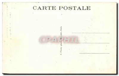 Statua Republiki — Kaszernia Château-d'Eau, Paryż (IIIe & XIe) — F. Fiourey, Paryż — Rewers