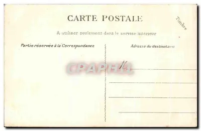 De Ridder de La Barre — Beeldhouwwerk ingewijd op 1 juli 1905 op de Butte Montmartre — G. C. A., Parijs, n°715 — Achterkant