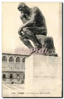 CPA Paris Le Penseur Par Auguste Rodin