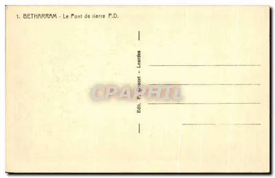 Bétharram — Most kamienny P.D. — Wyd. P. Doucet - Lourdes — Rewers
